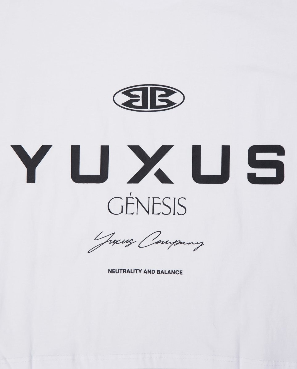 Camiseta Yuxus Bone Genesis Blanco Unisex 01-26-GENESIS-T