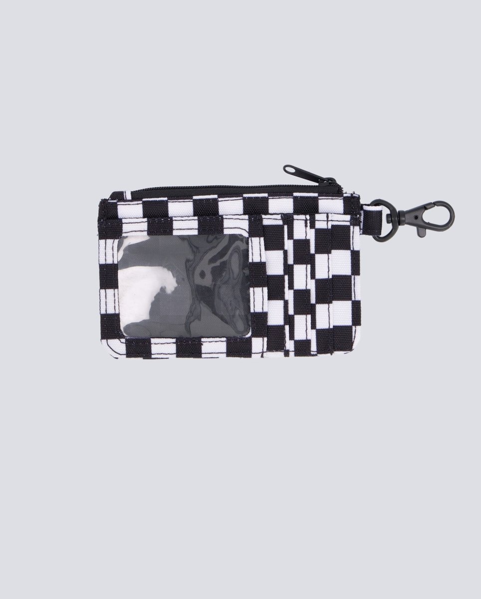 Cartera Vans Off The Wall Checkerboard Negro Y Blanco Unisex VN000Q9WY281