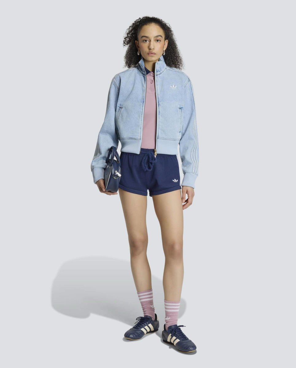 Chaqueta Adidas Firebird Denim Azul Claro Mujer KQ6492