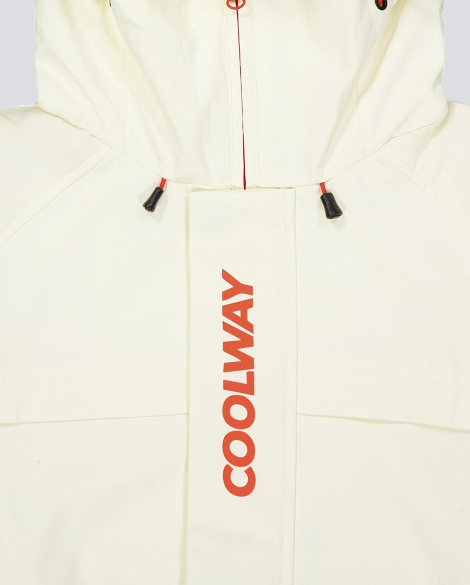 Chaqueta Coolway Storm Ice Windbreaker Blanco Unisex 9018778