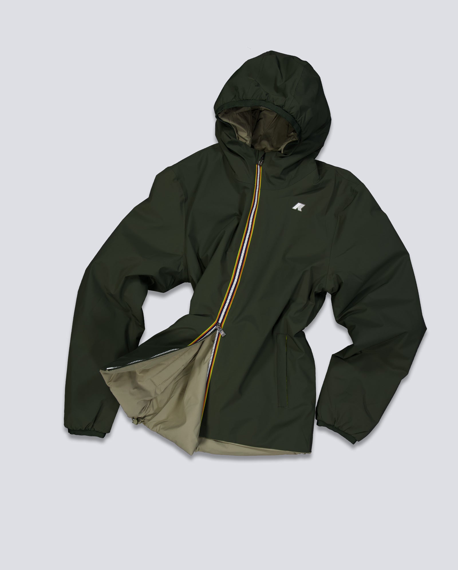 Chaqueta K-Way ST Reversible Warm Verde Unisex K6128VW-B2P