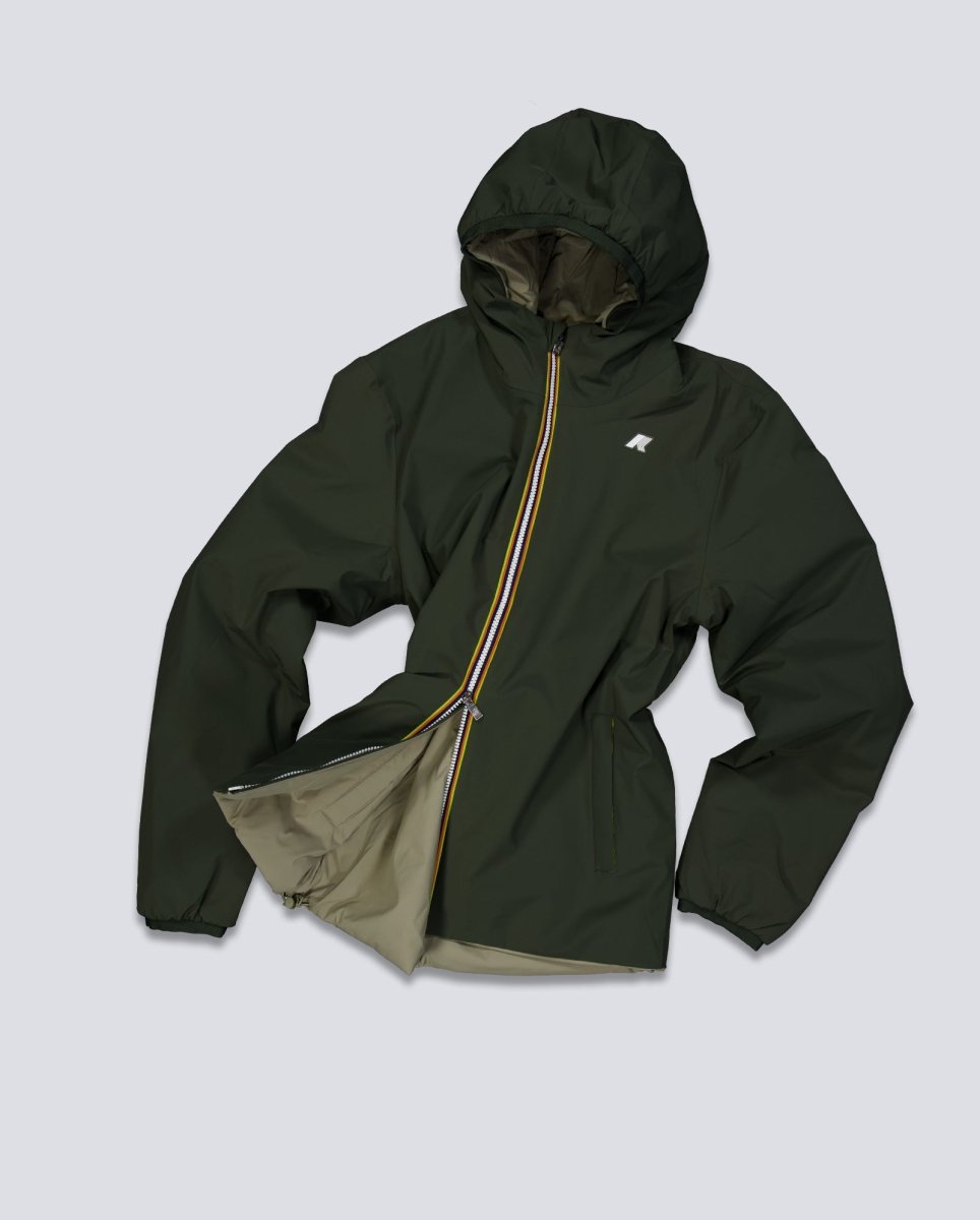Chaqueta K-Way ST Reversible Warm Verde Unisex K6128VW-B2P