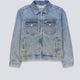 Chaqueta Obey Base Trucker Azul Hombre