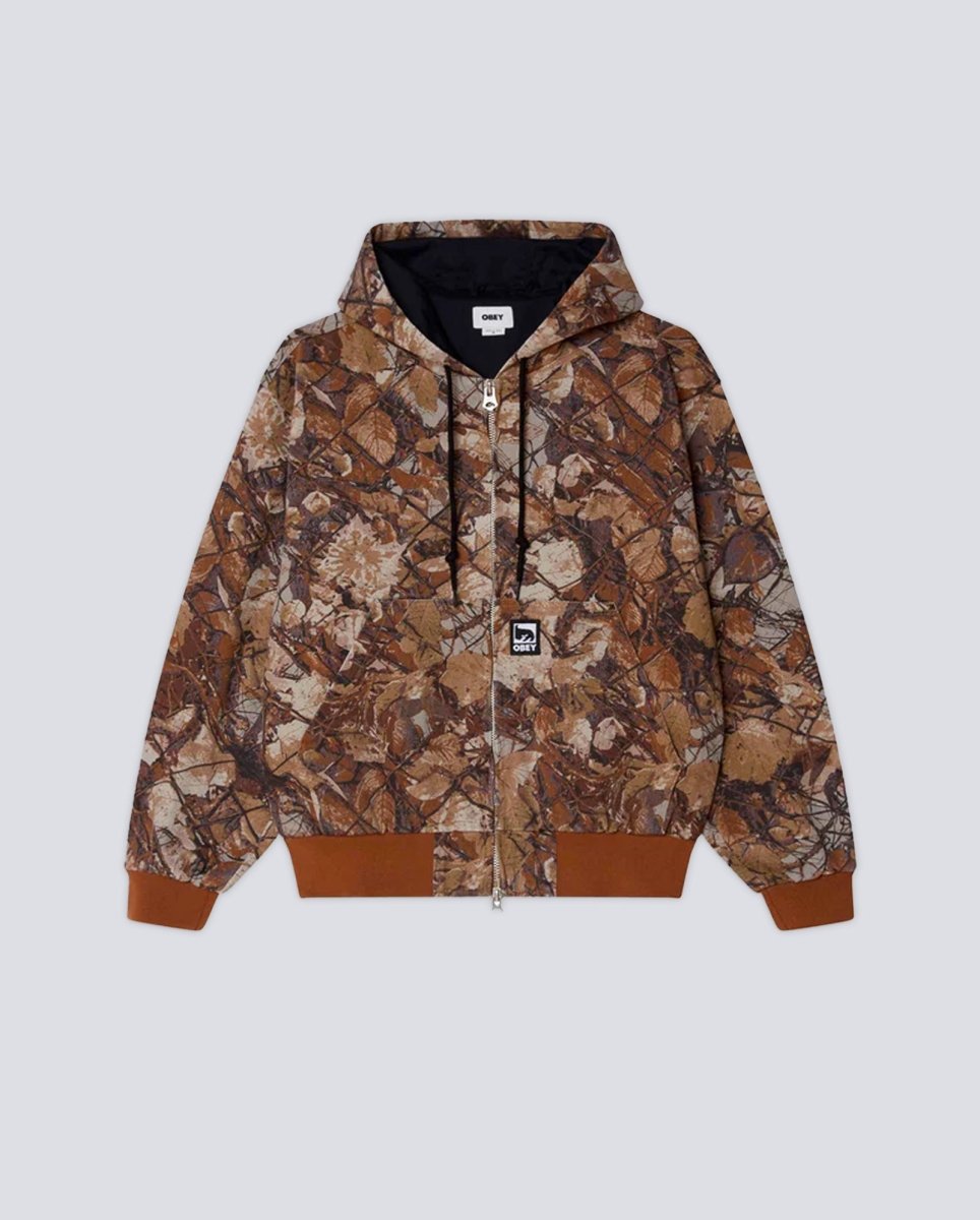 Chaqueta Obey Glen Marrón Hombre 121800593-FNC