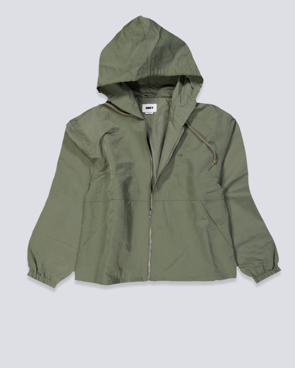 Chaqueta Obey Lula Boxi Verde Mujer 221800443-SAG