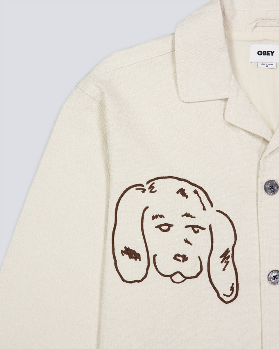 Chaqueta Obey Vesta Beige Unisex 121160065-ERT