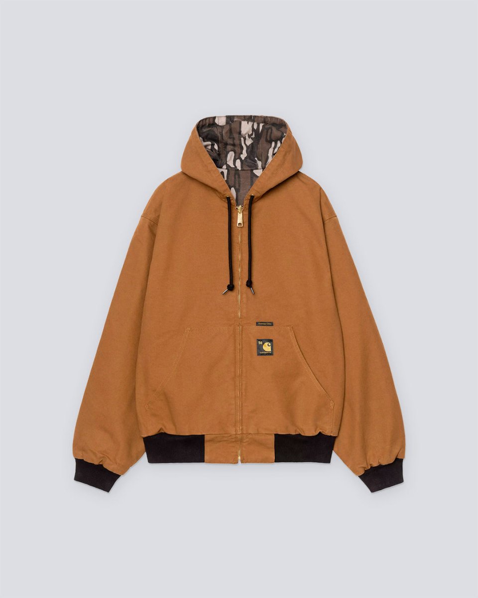 Chaqueta Reversible Carhartt WIP Active OG 50th Anniversary Marrón Hombre I036412-3GK02