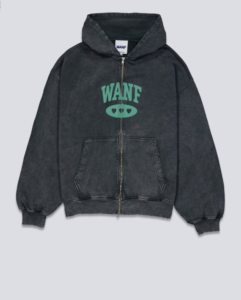 Chaqueta We Are Not Friends School Boxy Gris Unisex WANFFW25-25