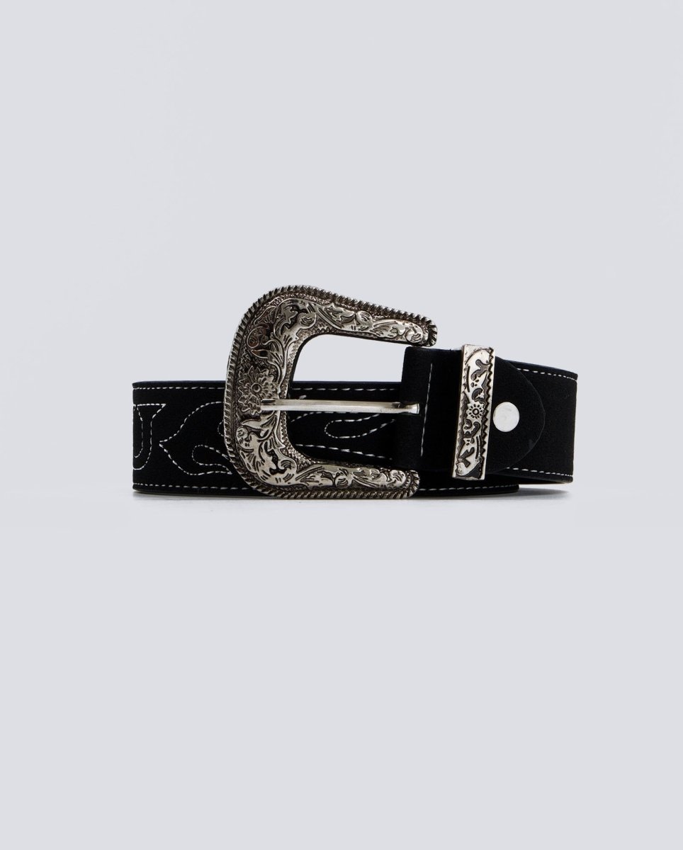 Cinturón Butter Goods Flame Stich Negro Unisex BGQ1261060