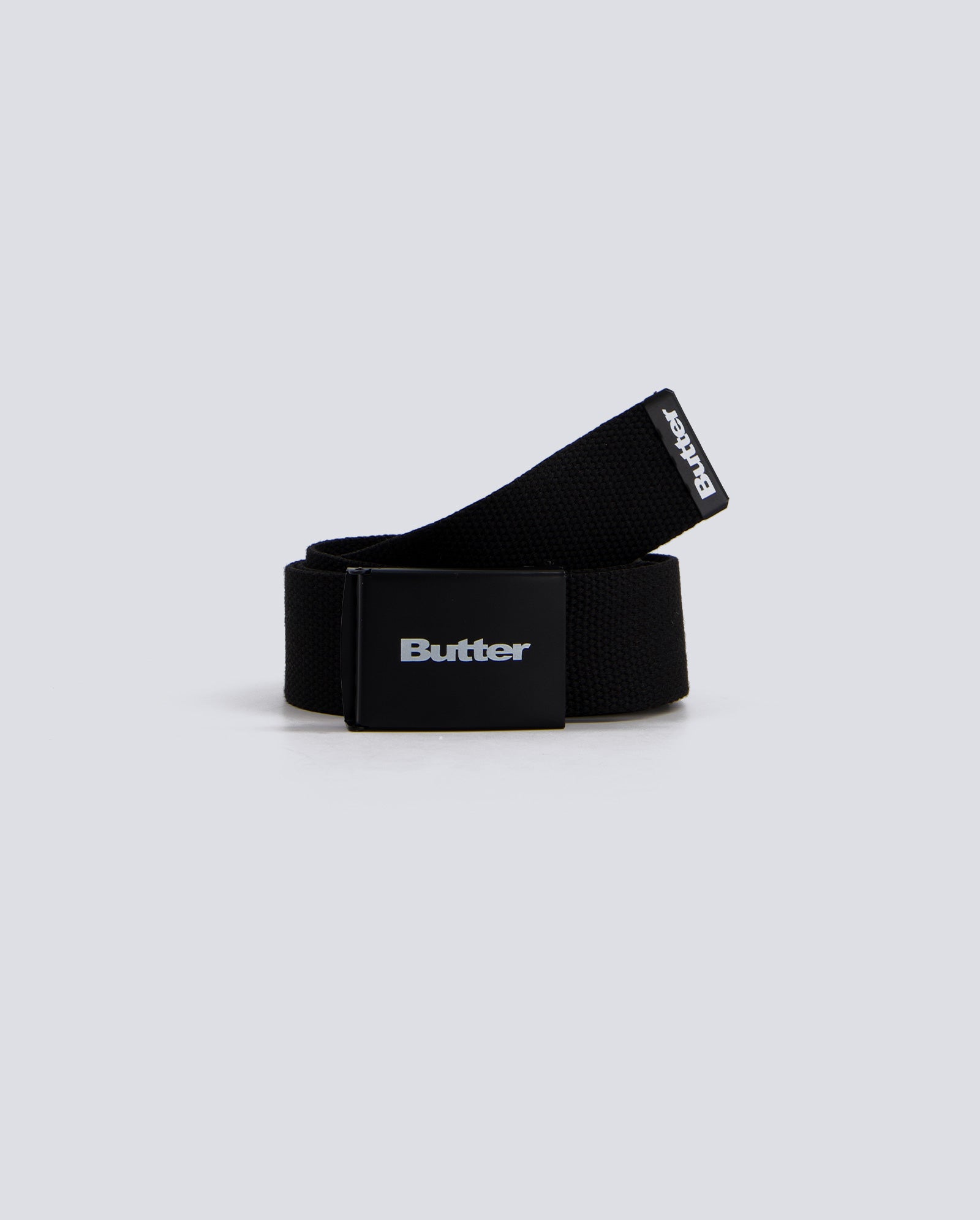 Cinturón Butter Goods Logo Woven Negro Unisex BGQ1261030BLACK