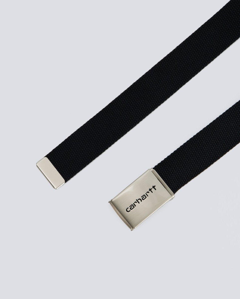 Cinturón Carhartt Wip Clip Belt Negro Unisex I019176-89XX