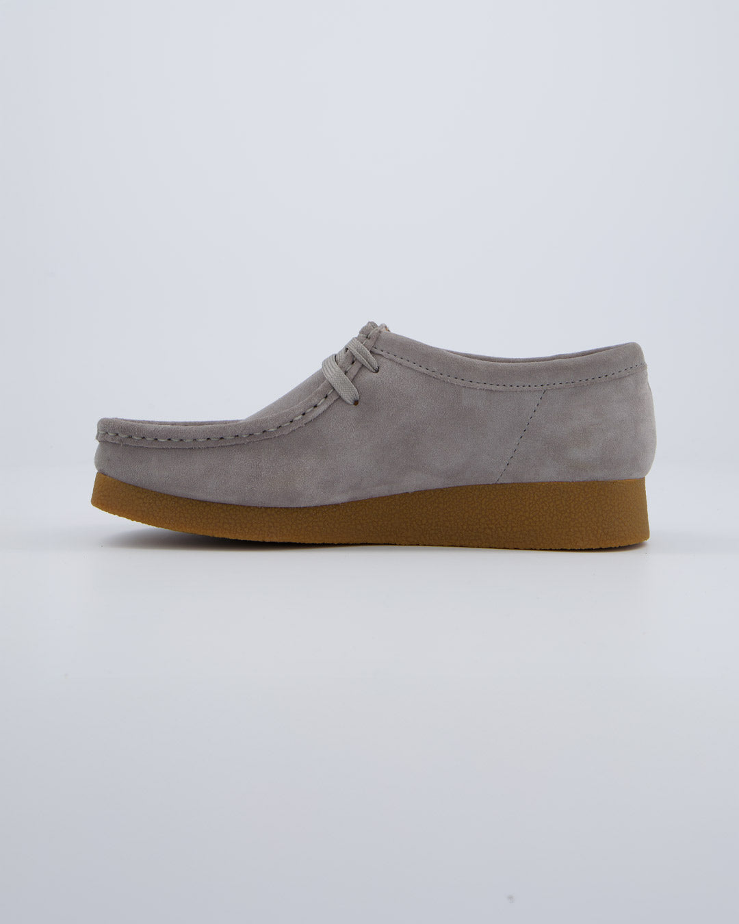 Clarks Wallabee Evo Suede Gris Oscuro Mujer Zapatos