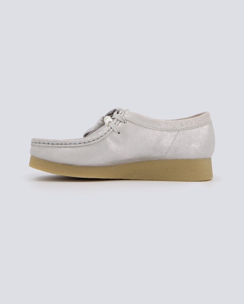 Clarks Wallabeeevosh Plateado Mujer 26184610 zapatos