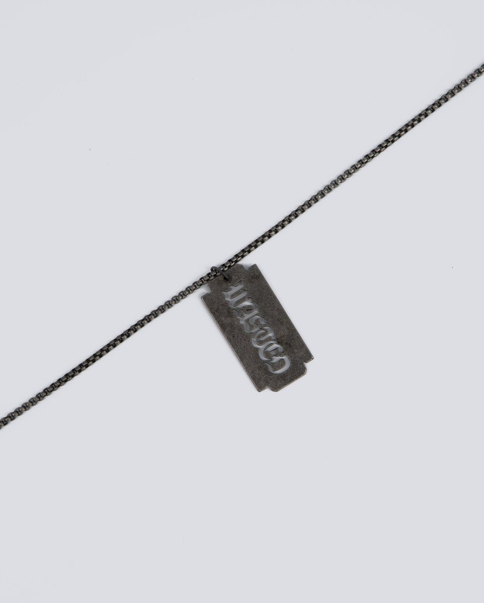 Colgante Wasted Paris U Sharp Necklace Gris Unisex WSTDFW25-30