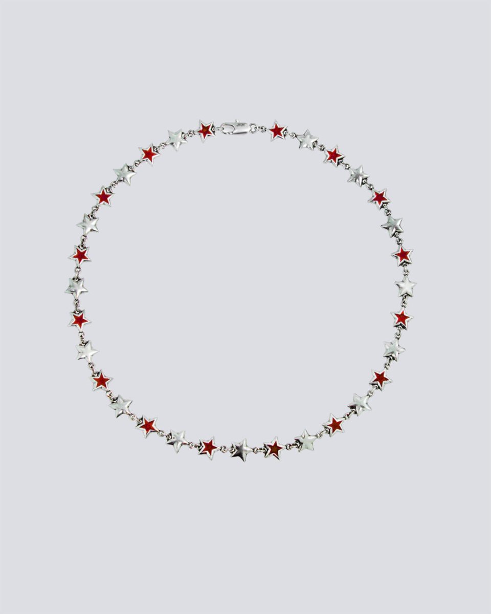 Collar Twojeys Enameled Stars Bracelet Red Unisex 219601600 joyas