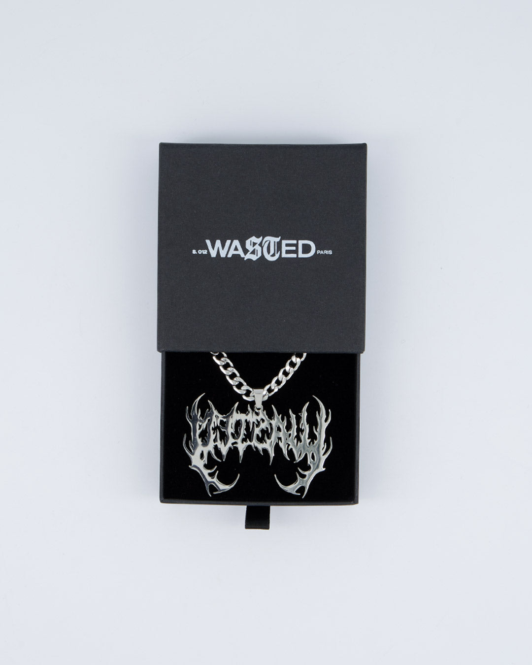 Collar Wasted Paris Dante Plateado Unisex joya