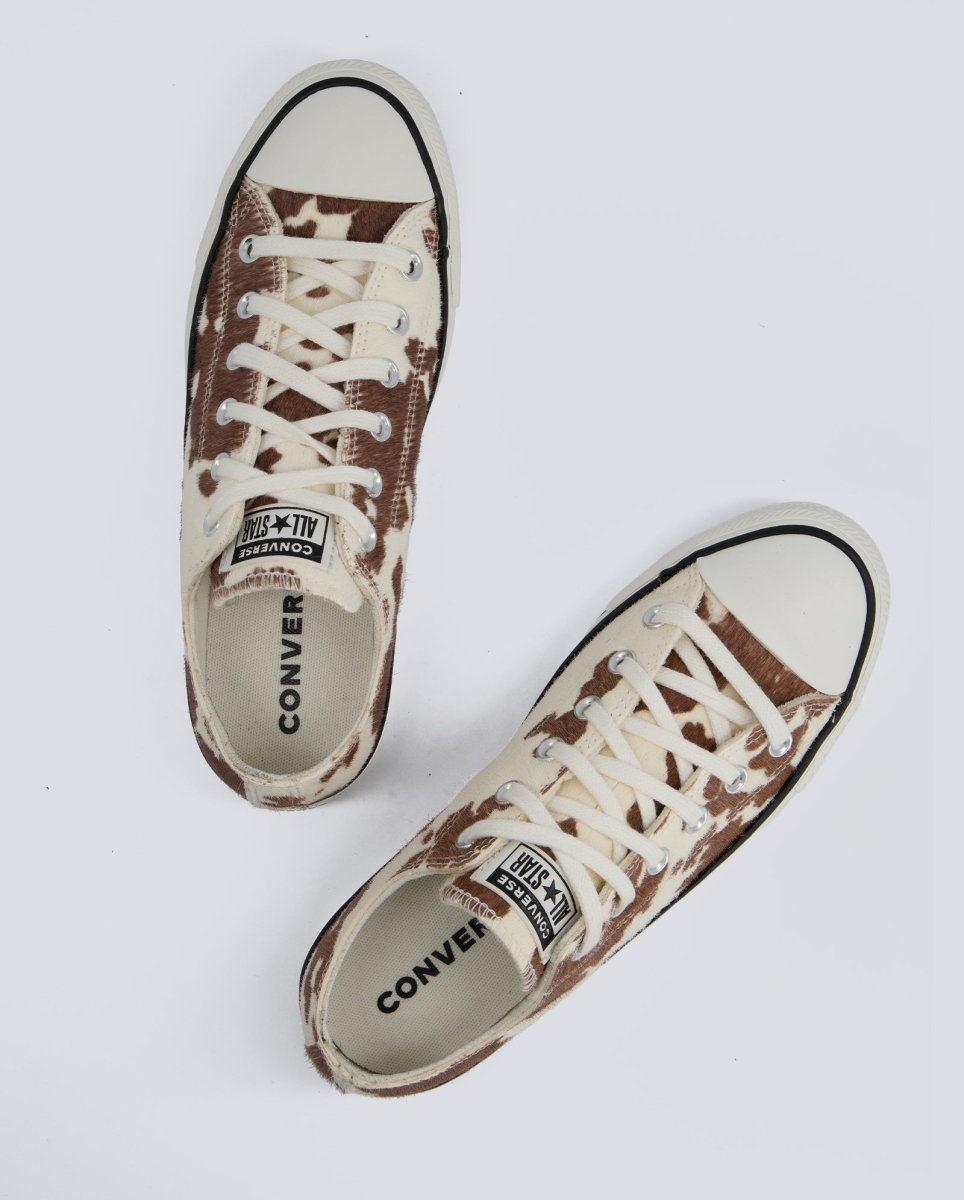Converse Chuck Taylor Ox Cow Print Beige Mujer A18934C Zapatillas
