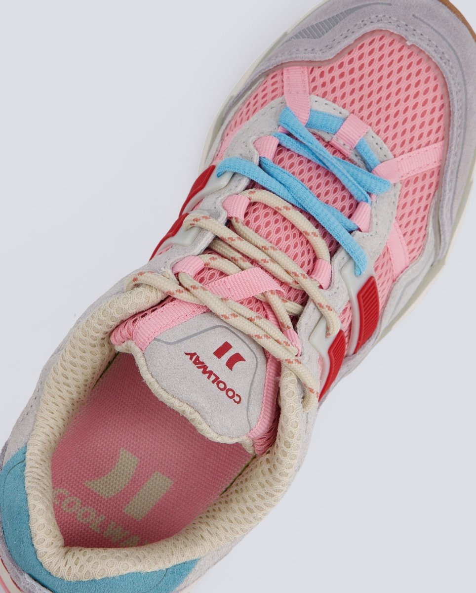 Coolway 2003 Rosa Y Rojo Mujer 2003 Zapatillas