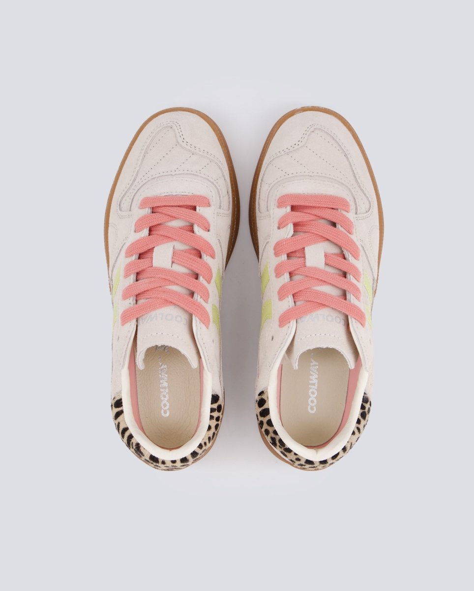 Coolway Goal Light Leopardo Rosa Mujer zapatillas