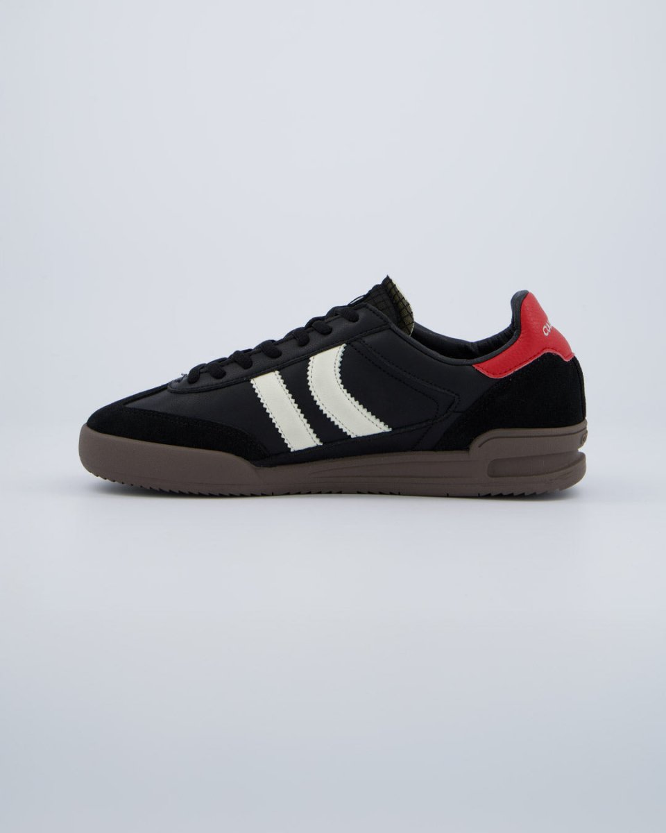 Coolway Grass Black Leather Mujer Zapatillas