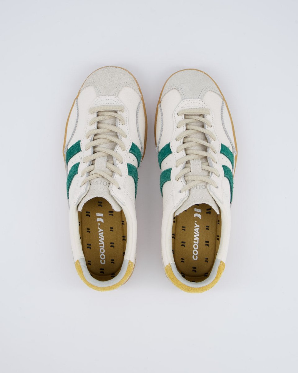 Coolway Kizuna White Leather Mujer Zapatillas