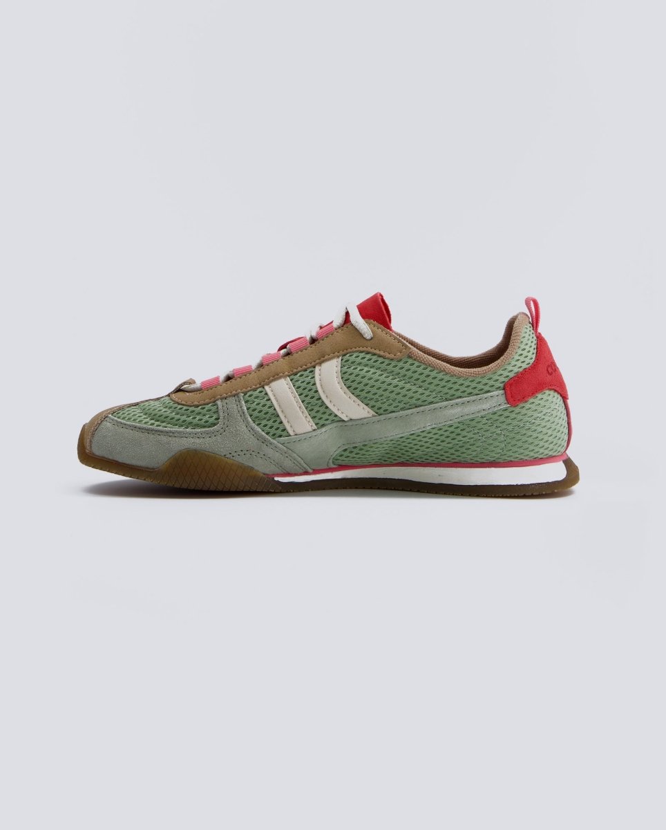 Coolway Nilo Verde y Rojo Mujer NILO Zapatillas