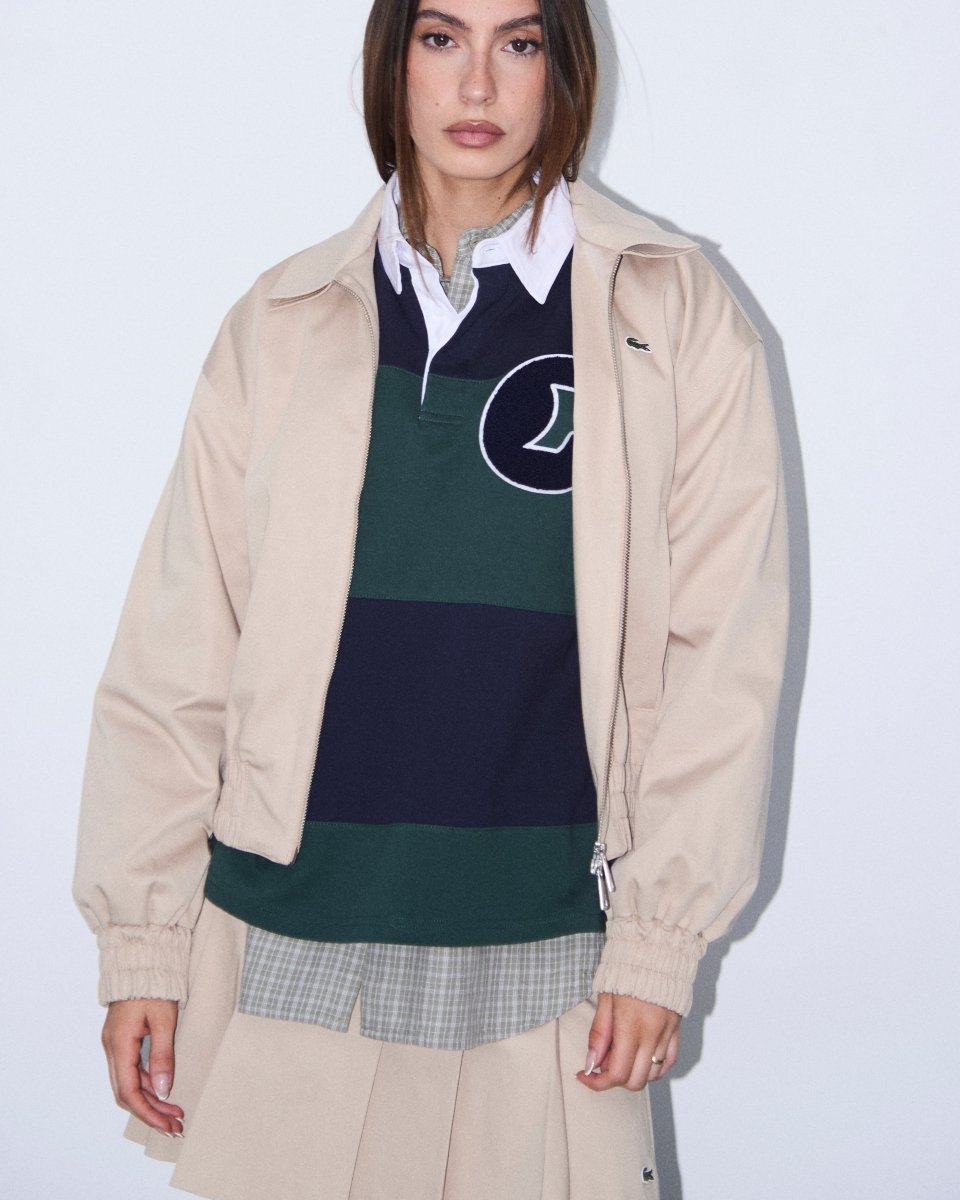 Chaqueta Lacoste Blouson Beige Mujer