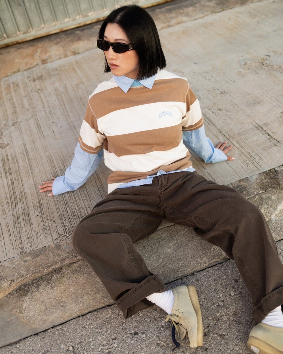 Clarks Wallabee Maple Suede Beige Mujer