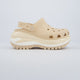 Crocs Mega Crush Beige Mujer