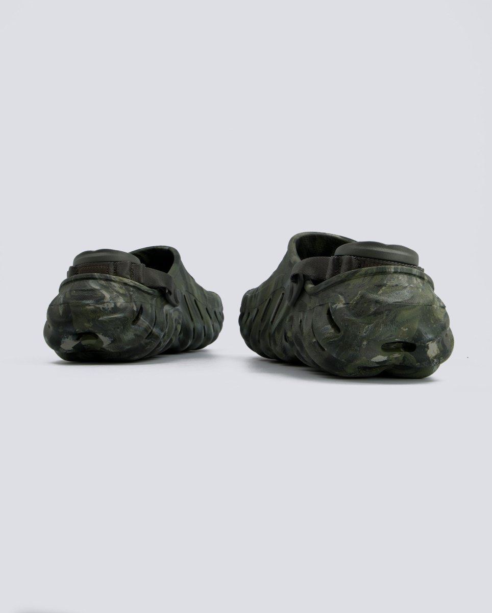 Crocs Echo Clog Marbled Verdes Hombre 208454-3N4