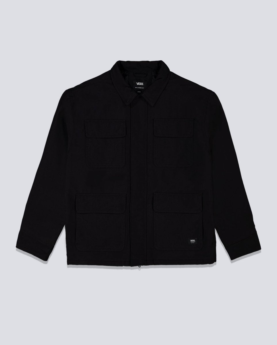 DRILL CHORE NYLON JACKET BLACK 10-1