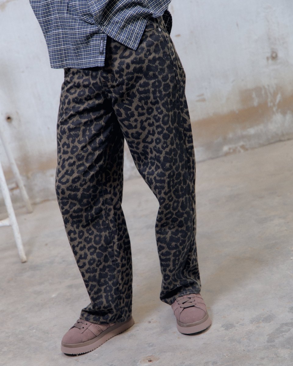 Pantalón Obey Allysa 5 Pockets Marrón Mujer