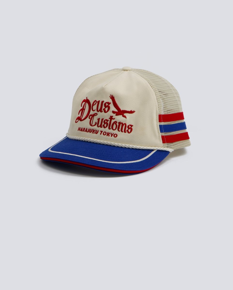 Gorra Deus Beep-Beep Trucker Azul y Blanca Unisex D261MHA335