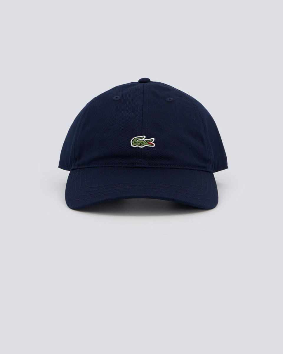 Gorra Lacoste Monochrome Cotton Twill Azul Marino Unisex RK0491-00-166