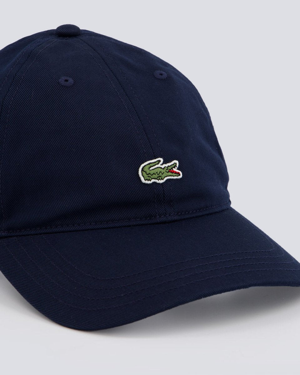 Gorra Lacoste Monochrome Cotton Twill Azul Marino Unisex RK0491-00-166