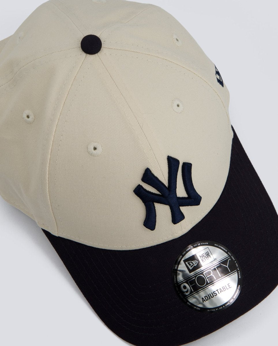 Gorra New Era Colourblock 9Forty Beige Y Azul Unisex 60595215