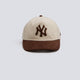 Gorra New Era MLB Suede Yankees 9FIFTY Beige Hombre
