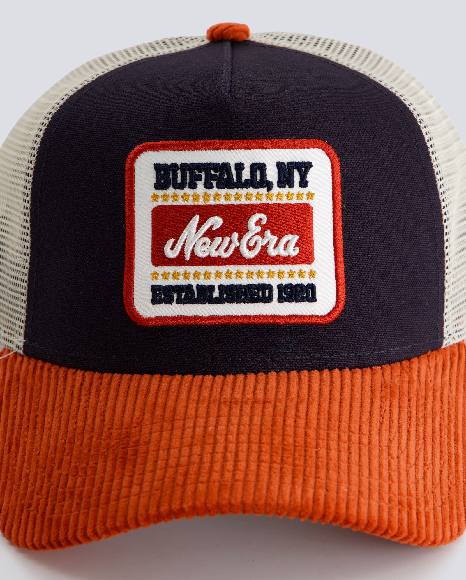 Gorra New Era Patch Cord EF Trucker Blanco y Azul Unisex 60915842