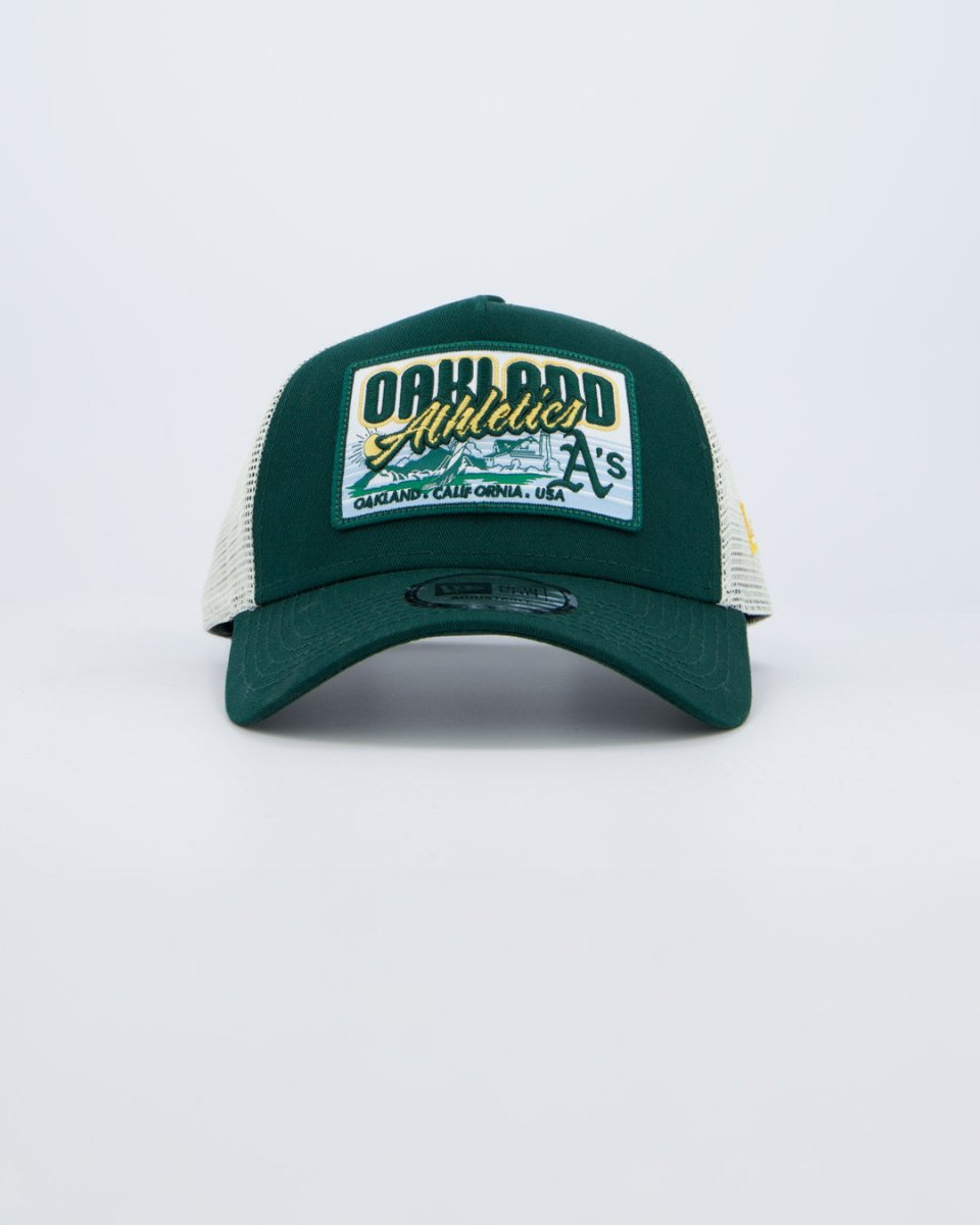 Gorra New Era Patch Trucker Verde Unisex