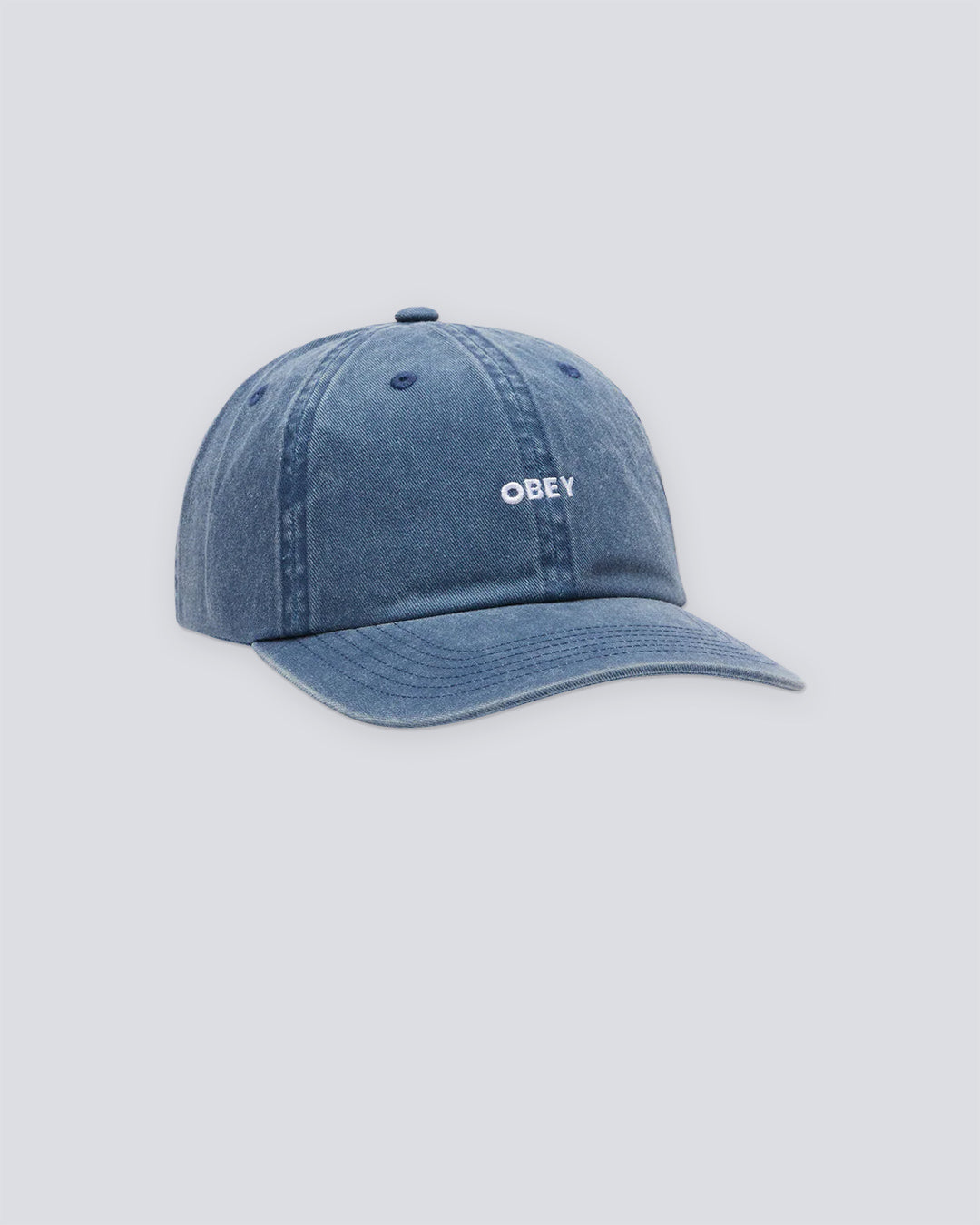 Gorra Obey Pigment Bold 6 Panel Strapback Azul Unisex 100580418-NVY