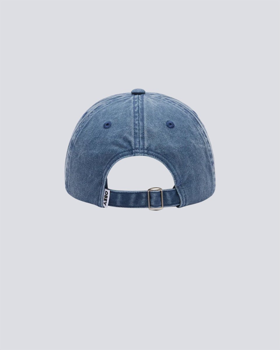 Gorra Obey Pigment Bold 6 Panel Strapback Azul Unisex 100580418-NVY