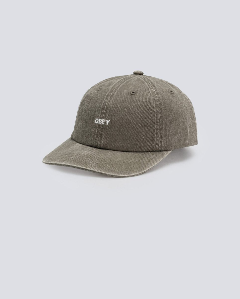 Gorra Obey Pigment Bold 6 Panel Strapback Verde Unisex 100580418-OLV