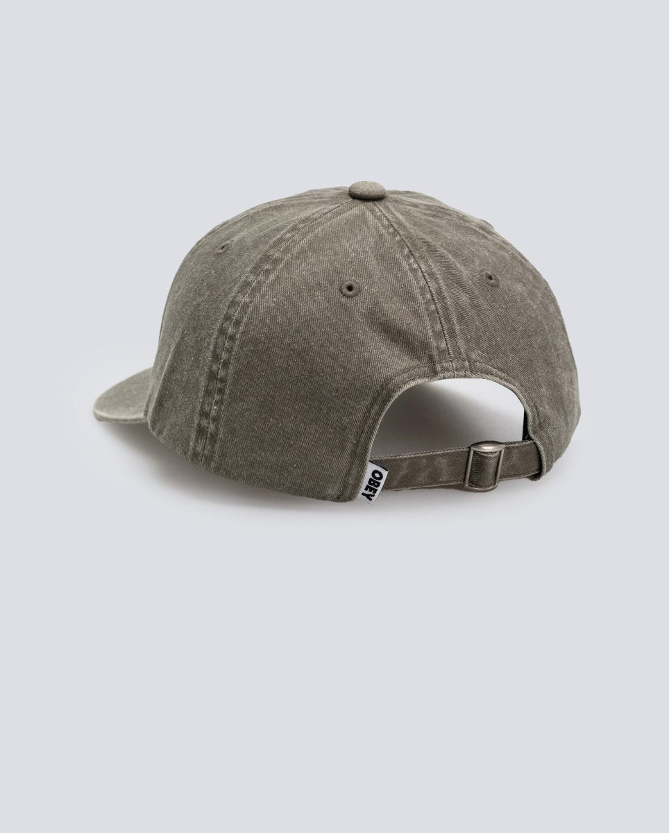 Gorra Obey Pigment Bold 6 Panel Strapback Verde Unisex 100580418-OLV