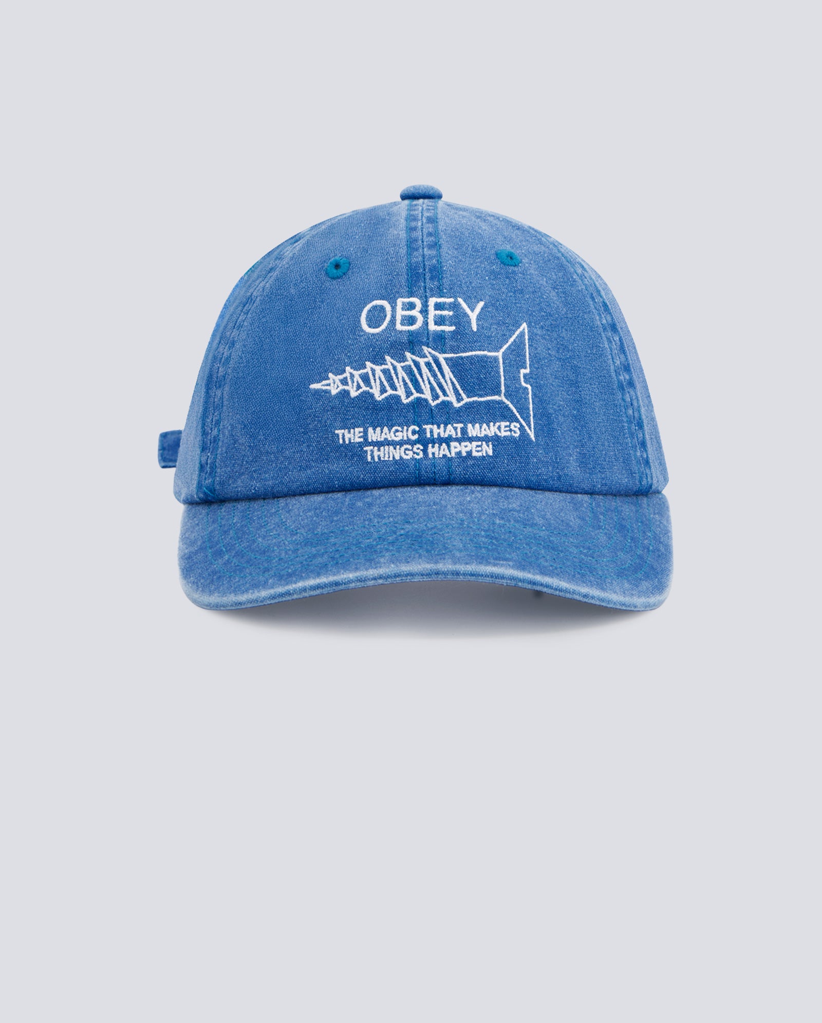 Gorra Obey Pigment Things Happen Strapbk Azul Unisex 100580407-BLU