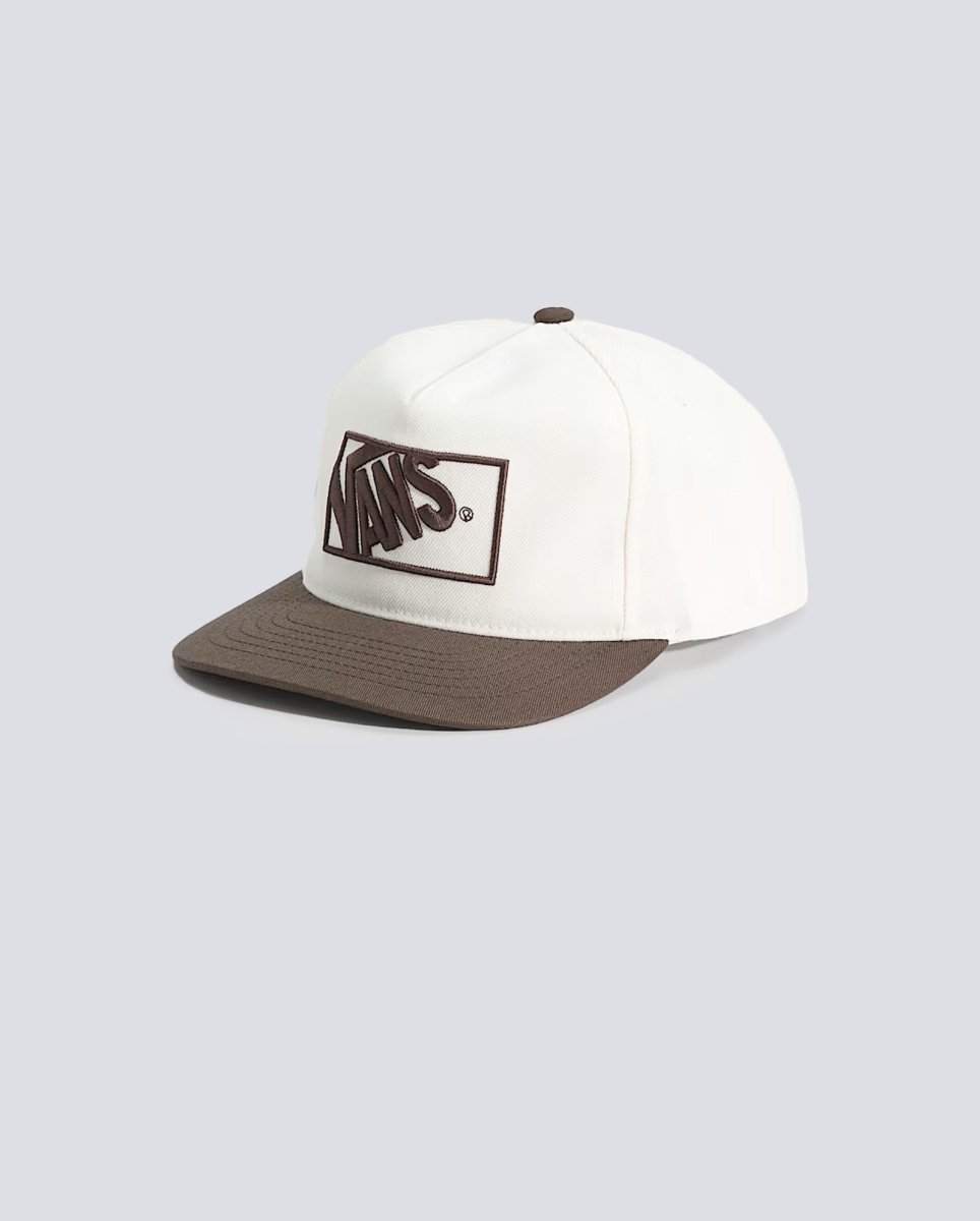 Gorra Vans Formula Snapback Marrón Y Beige Unisex VN000QAFEMP1