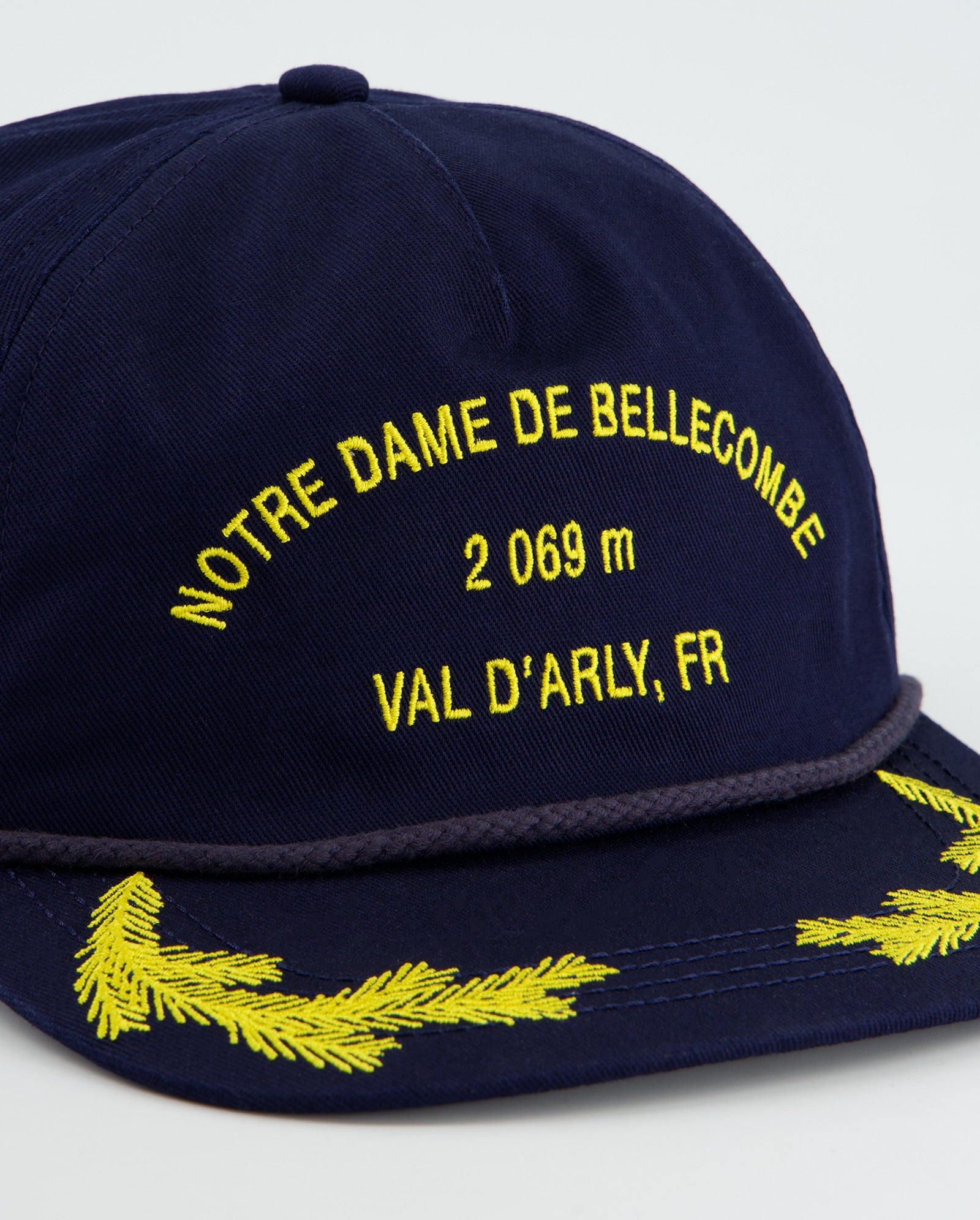Gorra Visit Caps Bellecombe Azul y Amarillo Unisex BELLECOMBE.001