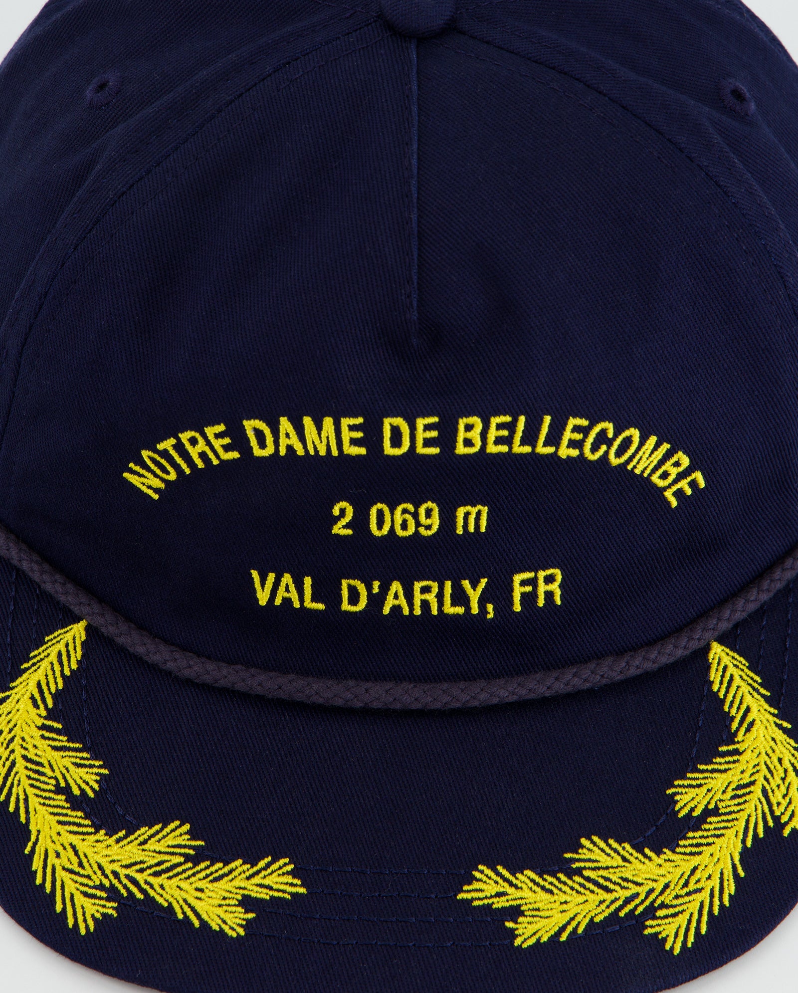 Gorra Visit Caps Bellecombe Azul y Amarillo Unisex BELLECOMBE.001