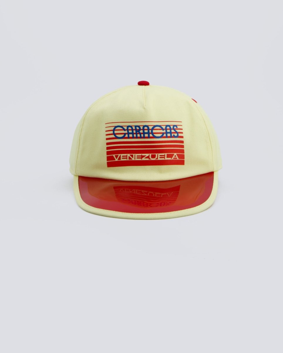 Gorra Visit Caps Caracas Amarillo y Rojo Unisex CARACAS.001