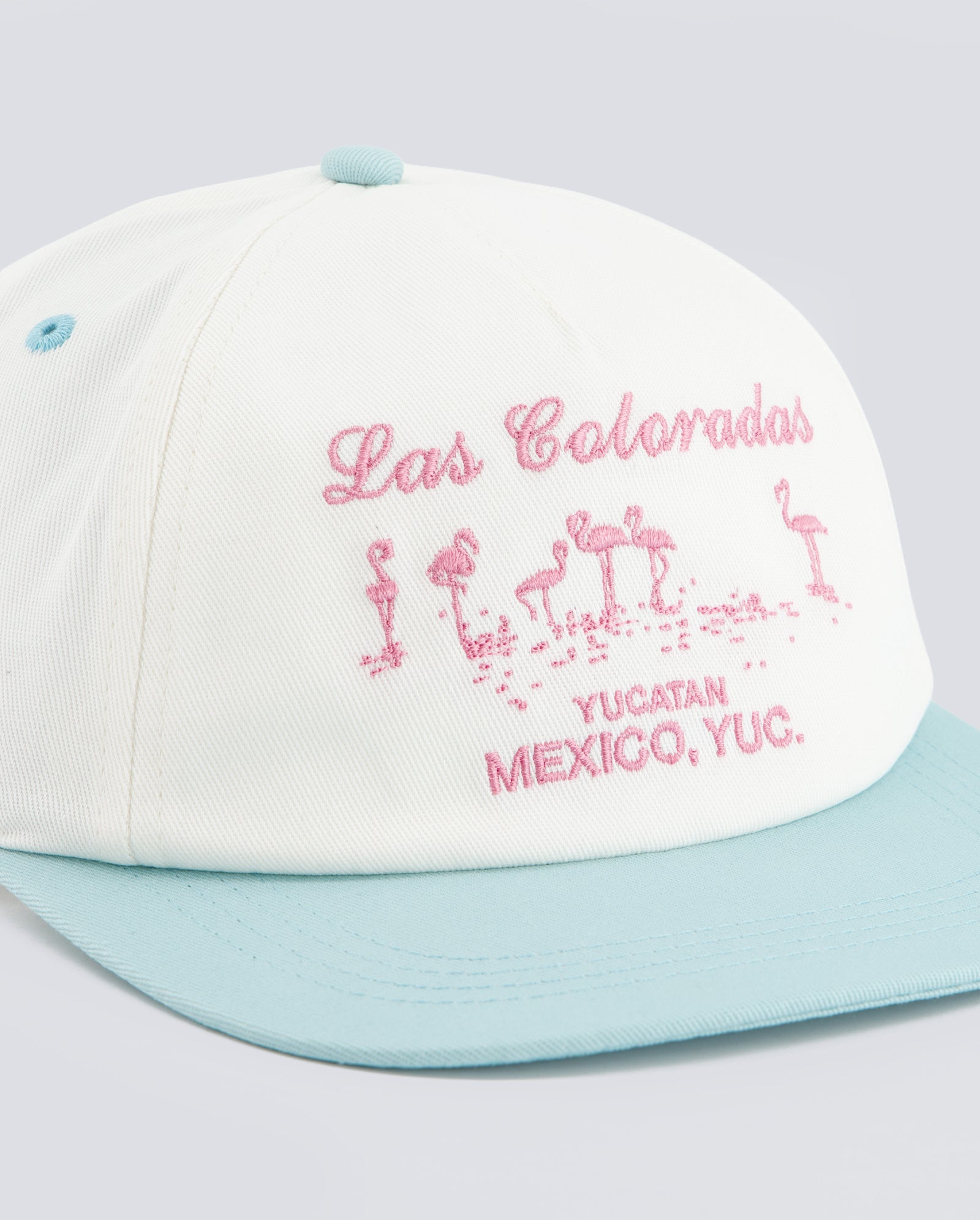 Gorra Visit Caps Las Coloradas Blanco y Azul Unisex LASCOLORADAS.001