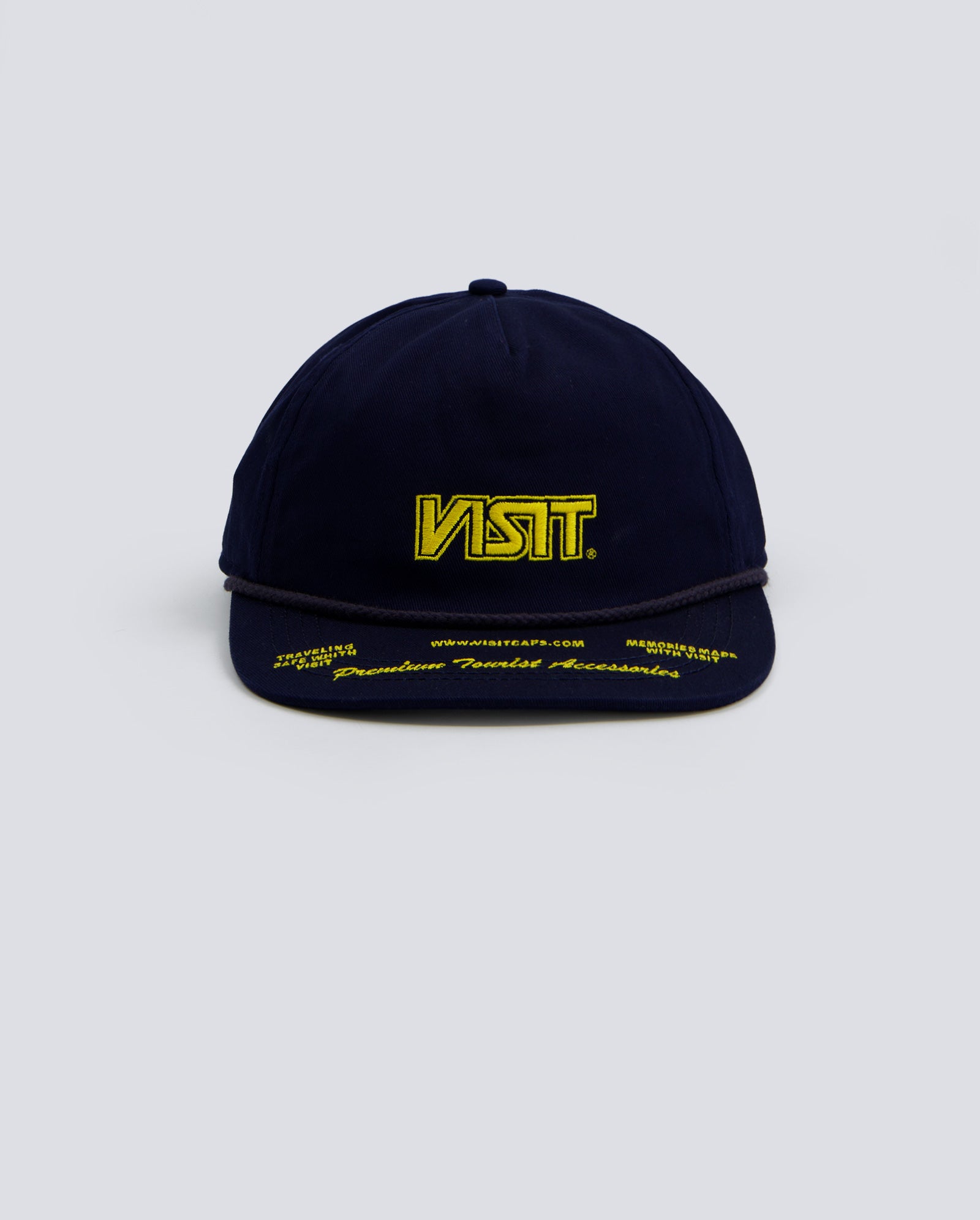 Gorra Visit Caps Visit Guide 01 Azul y Amarillo Unisex GUIDE.001
